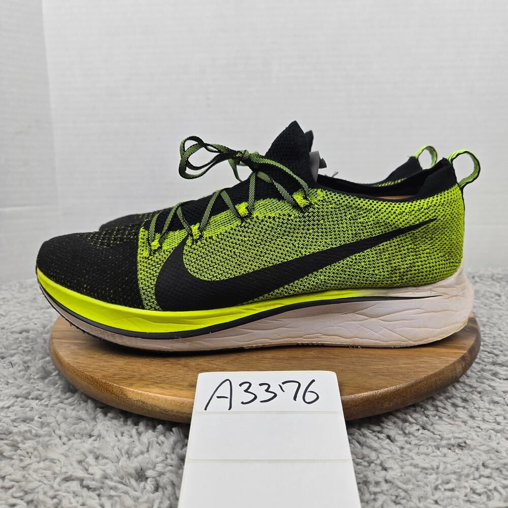 Nike Mens 13 Zoom Fly Flyknit Volt Black 2019 Athletic Running Shoe BV6103-002